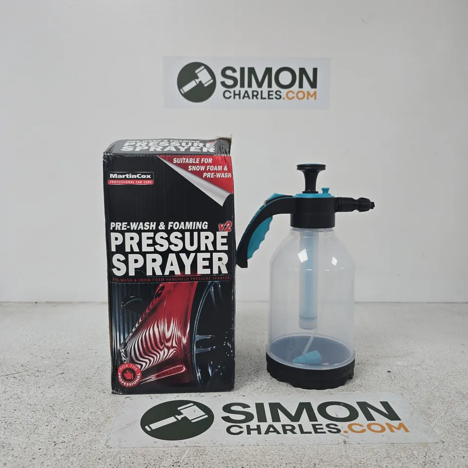 MARTIN COX PRE-WASH & FOAMING PRESSURE SPRAYER – BOXED (V2)