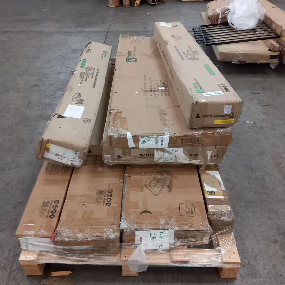 PALLET OF ASSORTED BEDFRAME PARTS