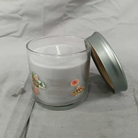 YANKEE CANDLE GLASS JAR CANDLE WITH LID
