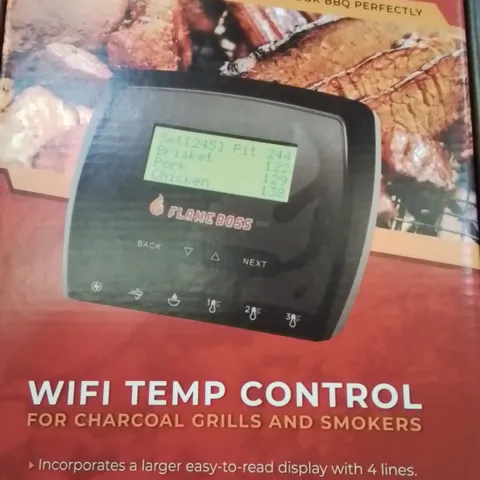 BOXED FLAME BOSS 500 WIFI TEMP CONTROL BBQ