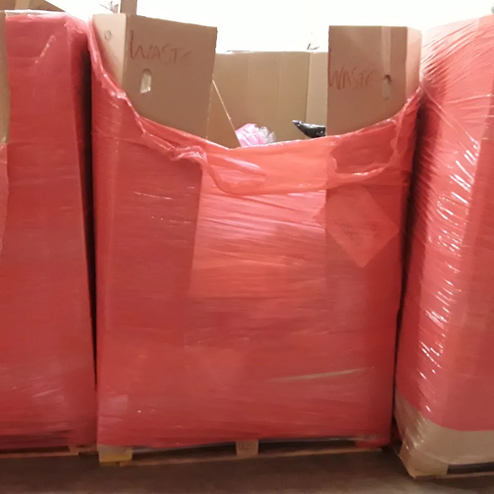 PALLET TO CONTAIN AN ASSORTMENT OF HOUSEHOLD ITEMS TO INCLUDE FOLDING PET CRATE, PARRALLETS, ACTIVITY PLAY GYM AND ELECTRICAL CONVECTOR HEATER ECT