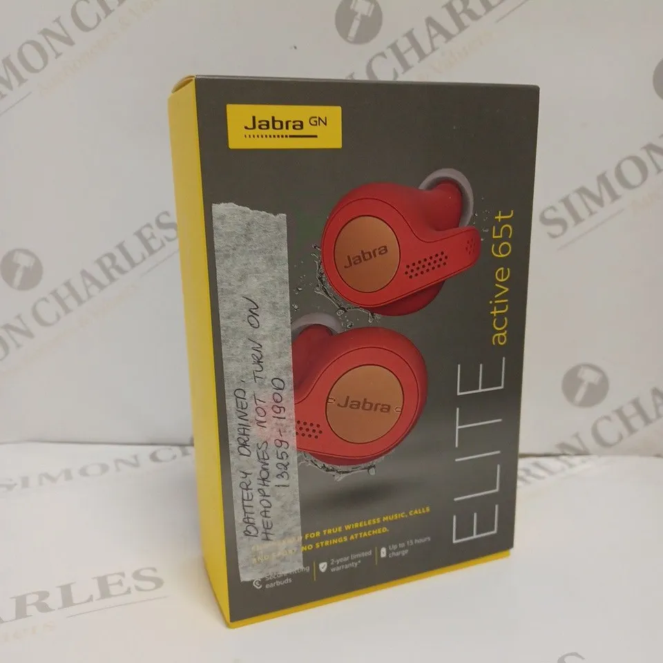 BOXED JABRA ELITE ACTIVE 65T EARBUDS