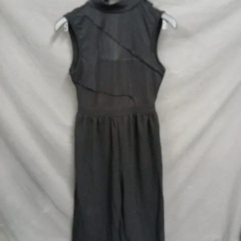 CIDER BLACK SLEEVELESS JUMPSUIT – SIZE S