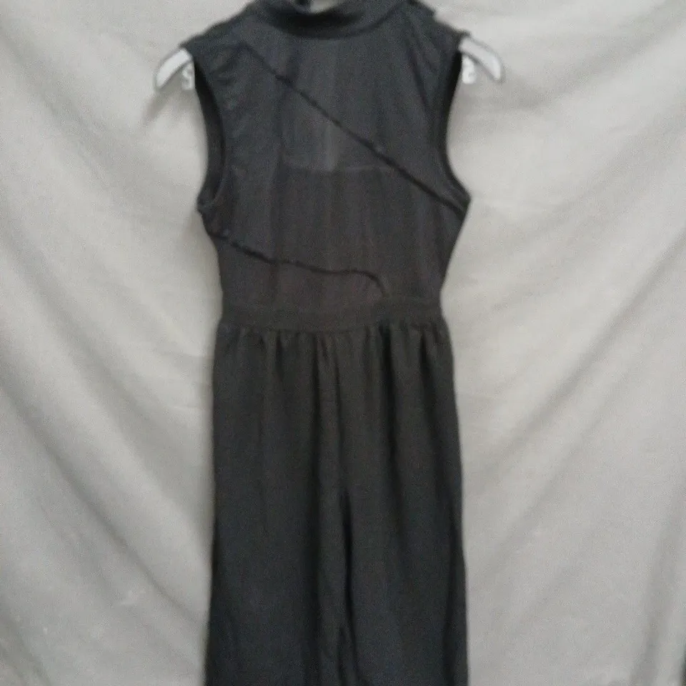 CIDER BLACK SLEEVELESS JUMPSUIT – SIZE S