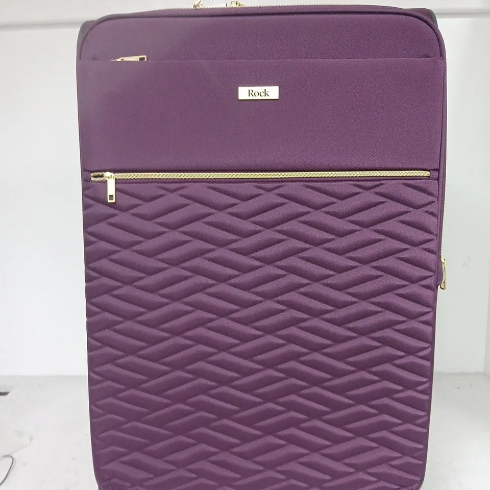 ROCK LUGGAGE SLOANE SOFTSHELL 8 WHEEL EXPANDER WITH TSA LOCK LARGE SUITCASE