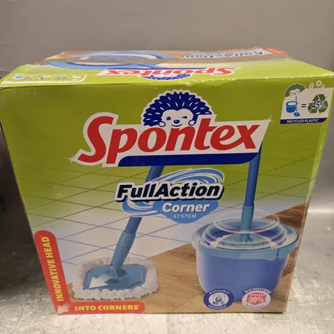 BOXED SPONTEX FULL ACTION CORNER SYSTEM FLOOR CLEANER 