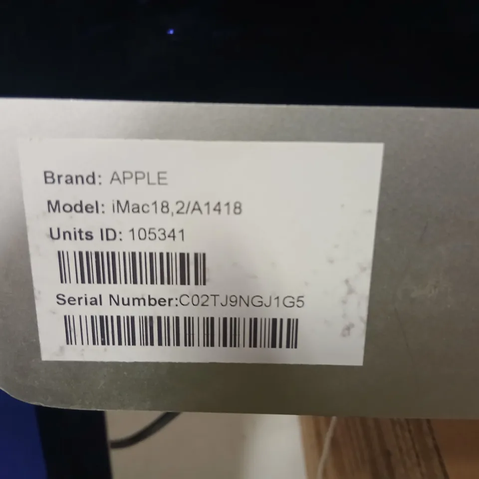 APPLE IMAC 21.5-INCH ALL-IN-ONE DESKTOP (IMAC18,2/A1418)