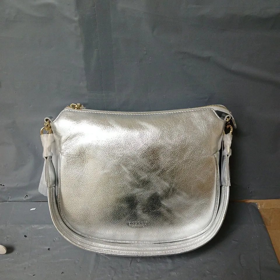 OSPREY LONDON SILVER HANDBAG 