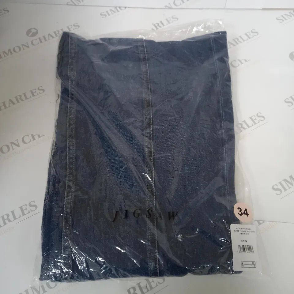 JIGSAW BECK TAILORED JEANS SIZE 34