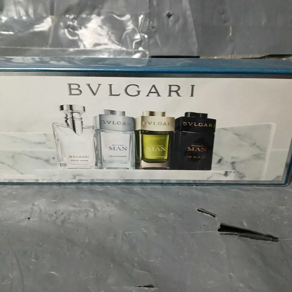 SEALED BULGARI MENS EAU DE TOILETTE AND EAU DE PARFUM 5ML MINIATURE GIFT SET