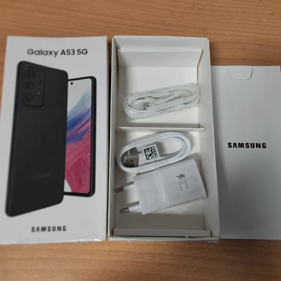 BOXED SAMSUNG GALAXY A53 5G 128GB IN BLACK - SM-A536U
