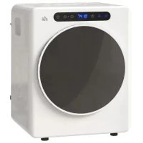 BOXED HOMCOM 4KG COMPACT 40-60℃ TUMBLE DRYER - WHITE