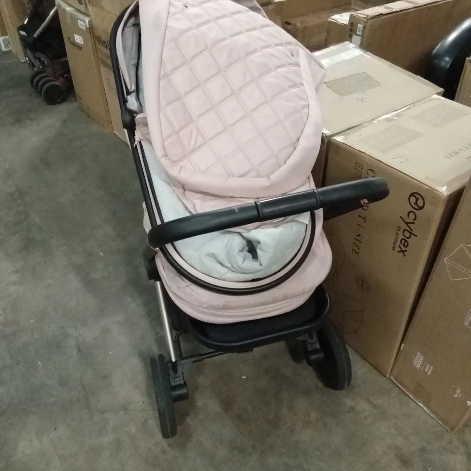 MYBABIIE STROLLER - BLACK/PINK