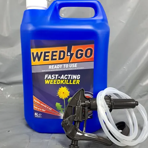 WEED & GO READY TO USE FAST-ACTING WEEDKILLER (5 LITRES)