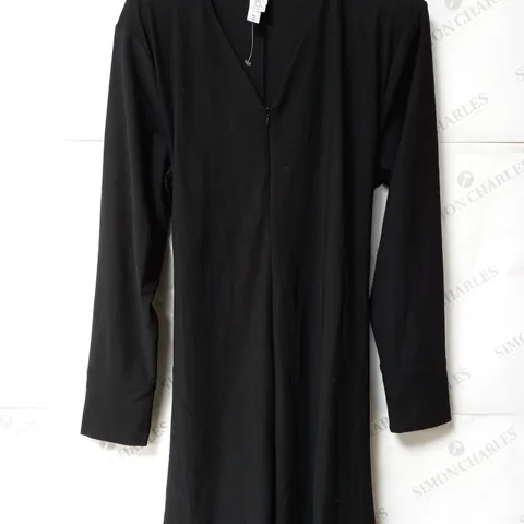 WYNNE LAYERS JUMPSUIT IN BLACK SIZE XL 