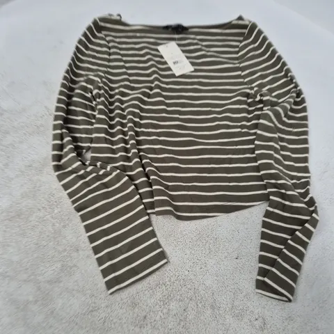 NEW LOOK WOMEN’S STRIPED LONG-SLEEVE TOP – UK 12 (EU 40)