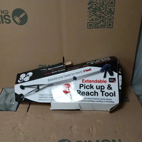 JUST ESSENTIALS EXTENDABLE PICK UP AND REACH TOOL BOXED