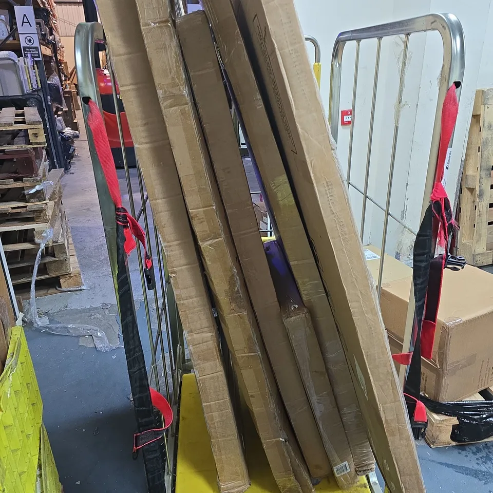 CAGE OF APPROXIMATELY 6 DAMAGED MIRRORS 