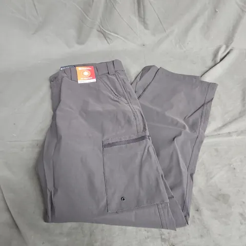 MOUNTAIN WAREHOUSE TREK STRETCH TROUSER SHORT IN GREY SIZE W34