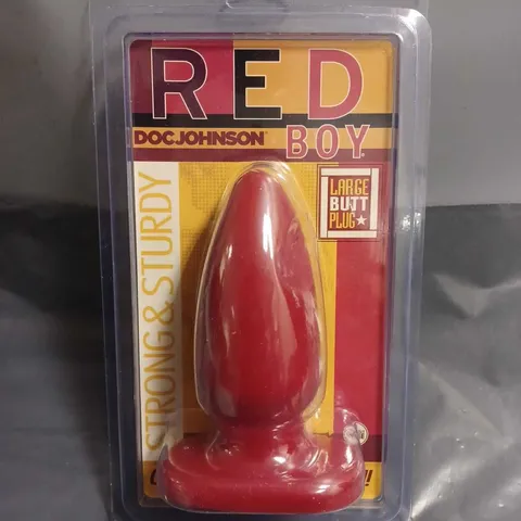 DOC JOHNSON RED BOY BUTT PLUG