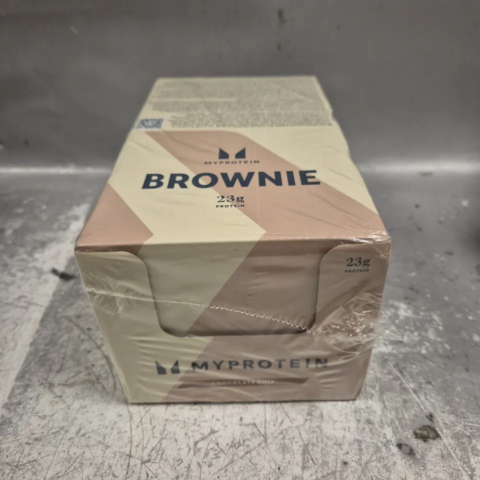 SEALED MY PROTEIN CHOCOLATE BROWNIES - 12 X 75G 