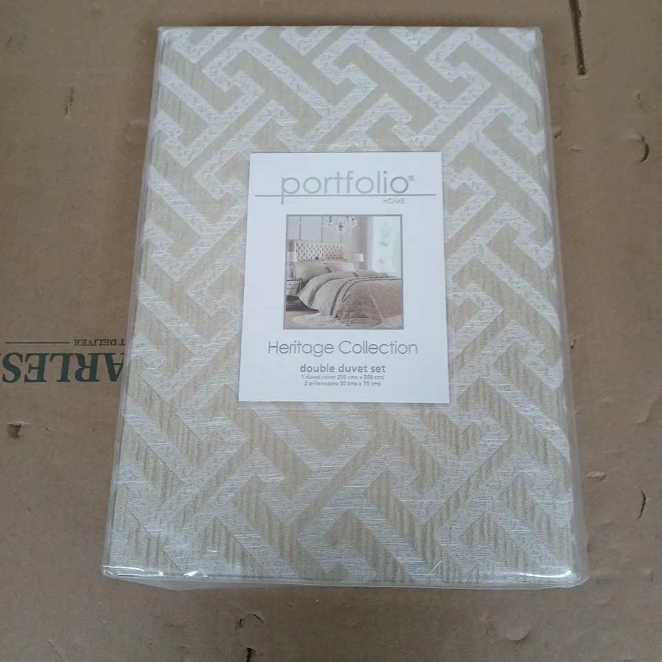 PORTFOLIO PRINT COLLECTION DOUBLE DUVET SET 