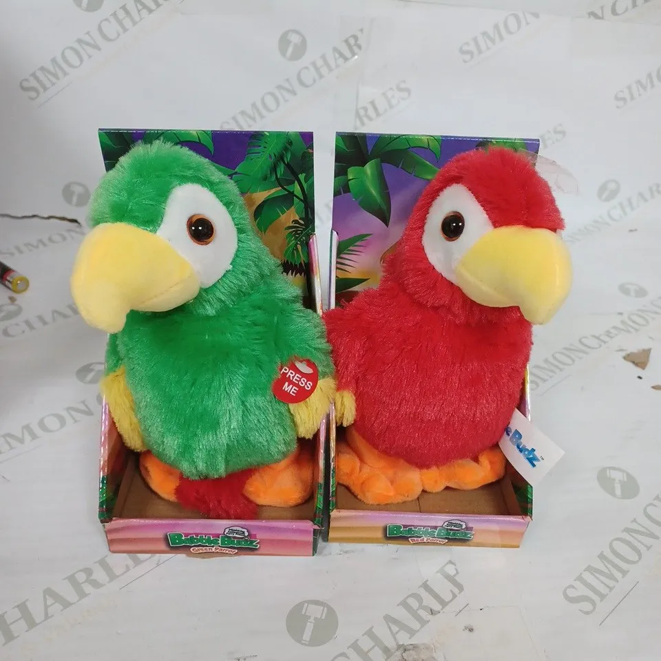 OUTLET BABBLE BUDZ SET OF 2 INTERACTIVE PLUSH TOYS