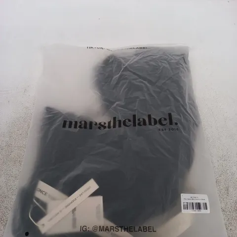 BAGGED MARS THE LABLE THE GWEN MINI DRESS IN BLACK – SIZE S 
