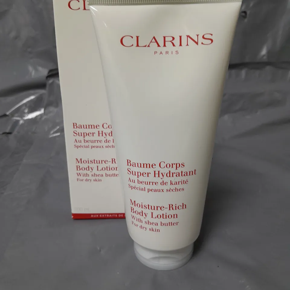 SEALED CLARINS MOISTURE RICH BODY LOTION 200ML