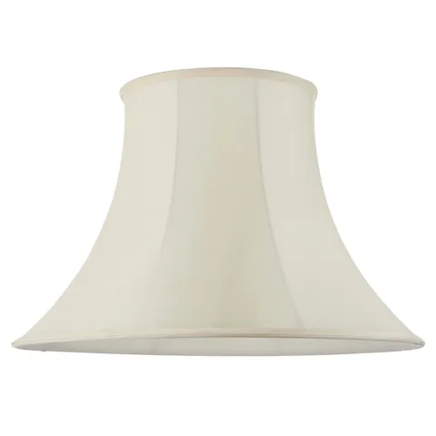 BOXED 32CM H X 47.5CM SILK/SHANTUNG BELL LAMP SHADE (1 BOX)