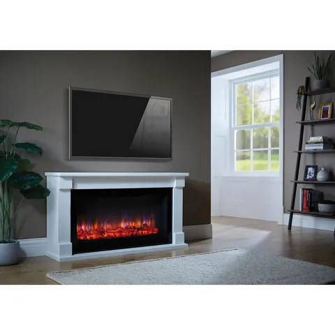 BOXED BRADBURY-AMBIENCE ELECTRIC FIREPLACE SUITE