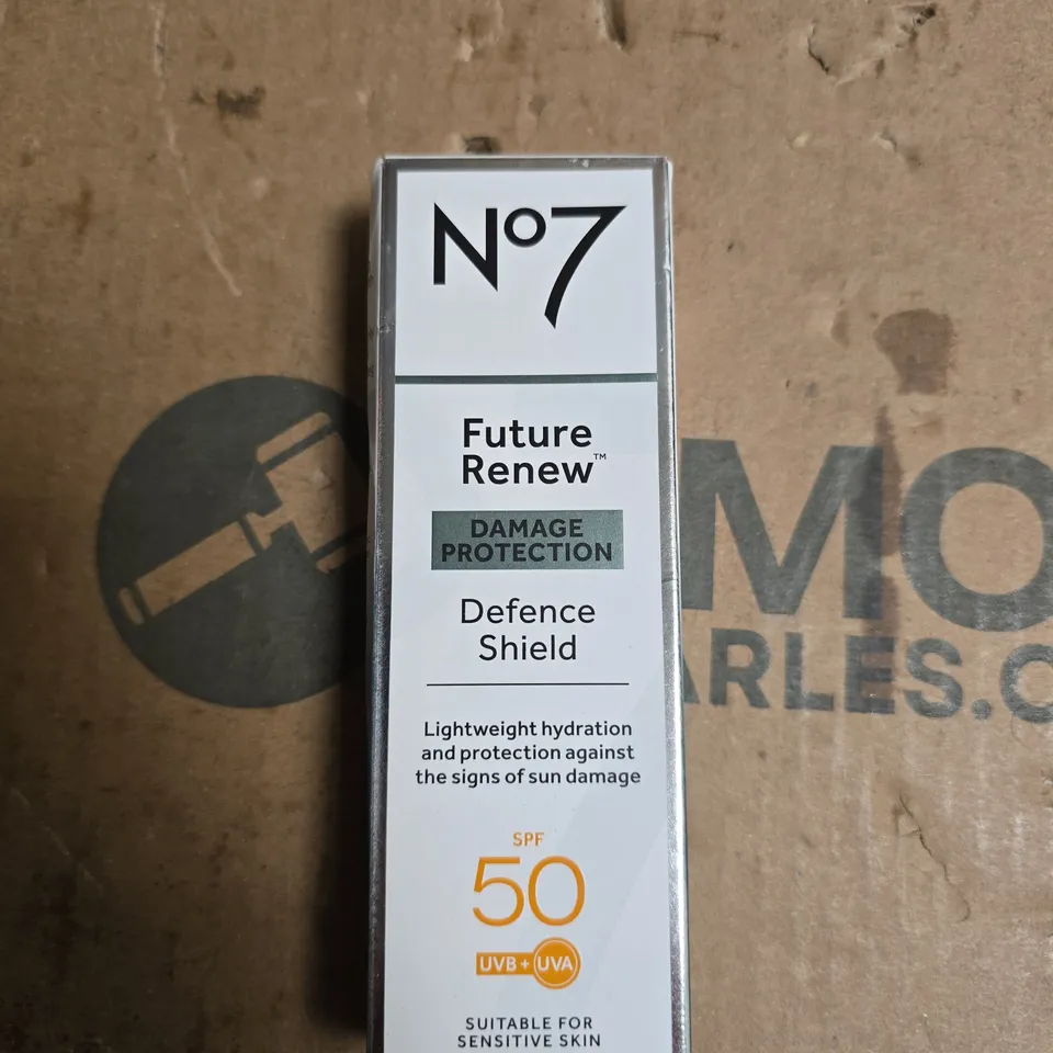 NO7 FUTURE RENEW DEFENCE SHIELD SPF 50 SUNSCREEN – 50 ML