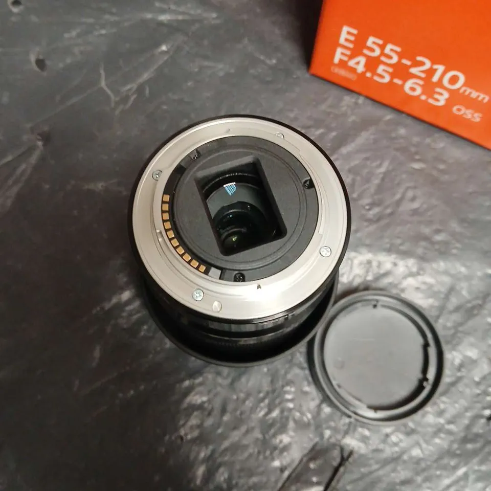 SONY E 55-210MM F/4.5-6.3 OSS ZOOM LENS FOR SONY E-MOUNT – BOXED