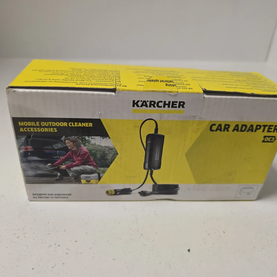 KÄRCHER CAR ADAPTER – MOBILE OUTDOOR CLEANER ACCESSORIES