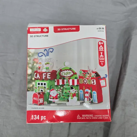 CREATOLOGY 3D STRUCTURE CHRISTMAS CRAFT KIT – 134 PIECES