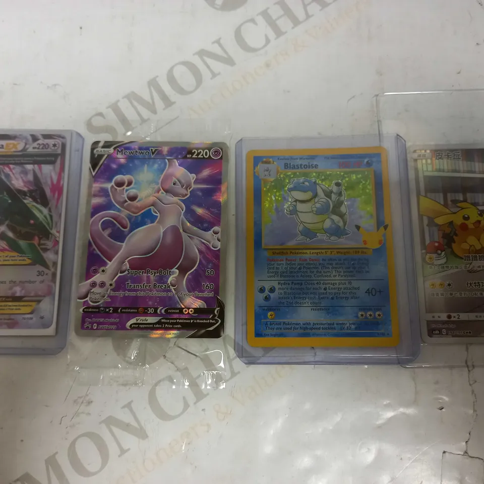 LOT OF 4 POKEMON CARDS