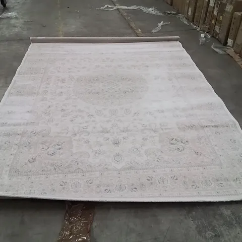 LANGRES SMOOTH LOW PILE ANTIQUE CREAM RUGGED APPROXIMATELY 280X200CM