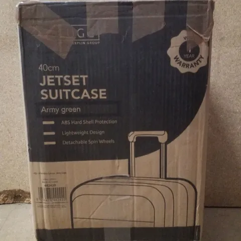 BOXED LUGG JETSET 40CM SUITCASE - ARMY GREEN