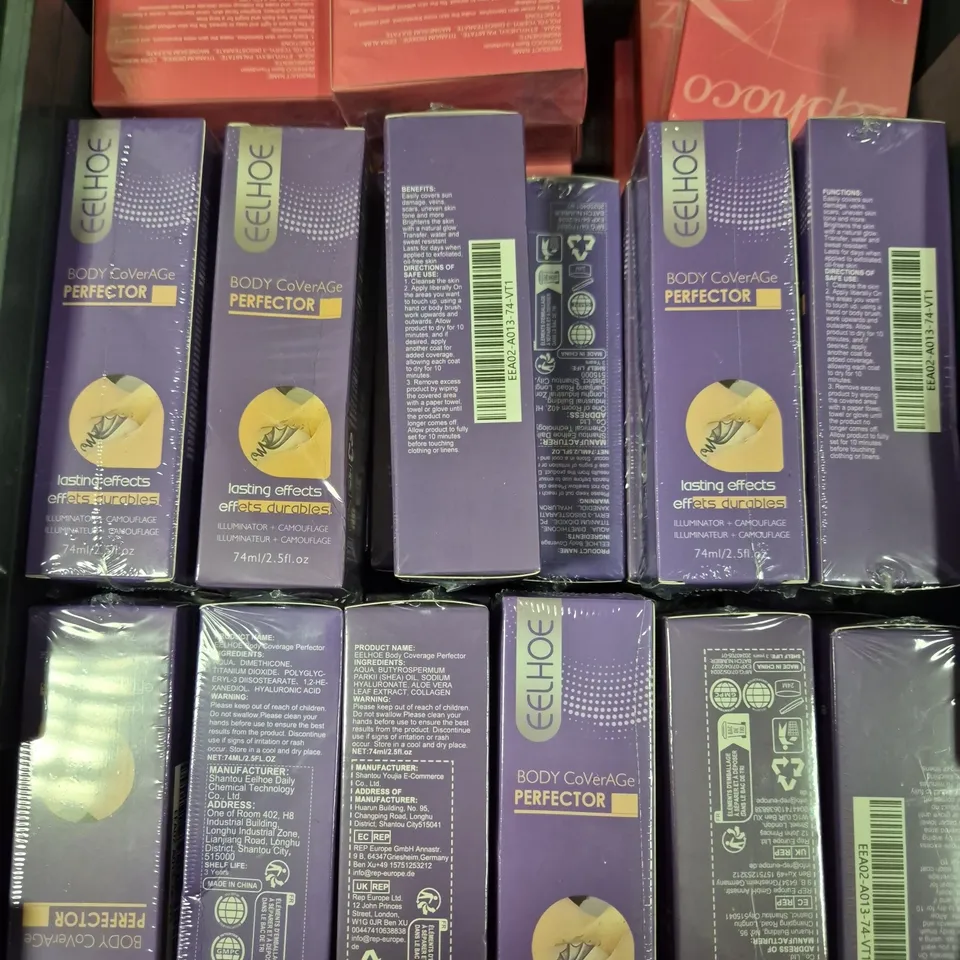 APPROXIMATELY 30 ZEPHOCO & EELHOE BEAUTY PRODUCTS 