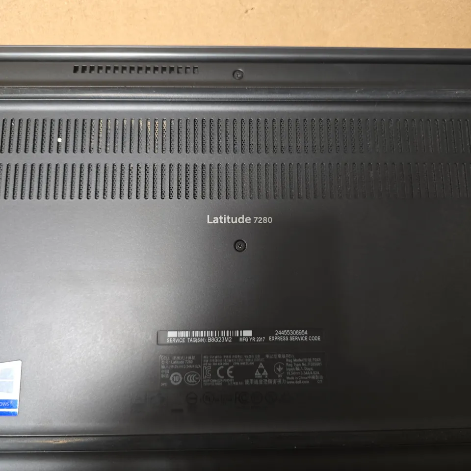 DELL LATITUDE 7280 LAPTOP – I5-6300U, 8GB RAM, 128GB SSD, 12.5\" DISPLAY
