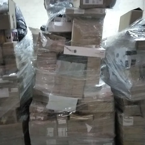 PALLET OF ASSORTED PRODUCTS AND HOUSEHOLD GOODS TO INCLUDE;MULTIFUNCTIONAL ELECTRIC CLEANING BRUSH,KITCHEN FAUCET,TOILET BRUSH SET