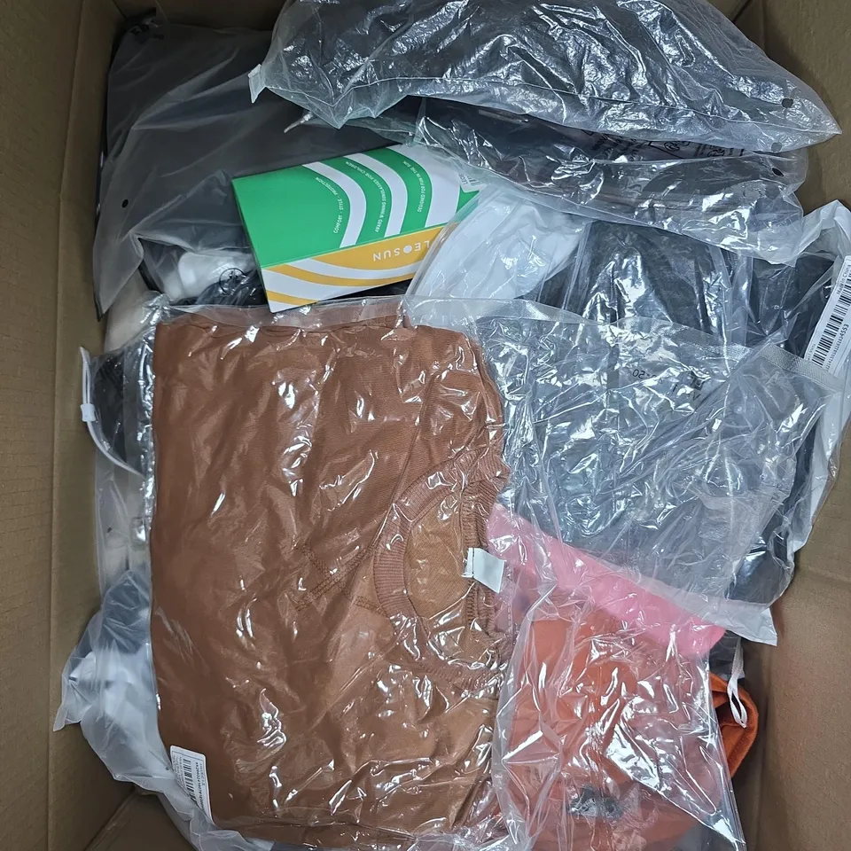 APPROXIMATELY 20 ASSORTED HOUSEHOLD PRODUCTS TO INCLUDE CLOTHING, BEVERAGE CUP ETC