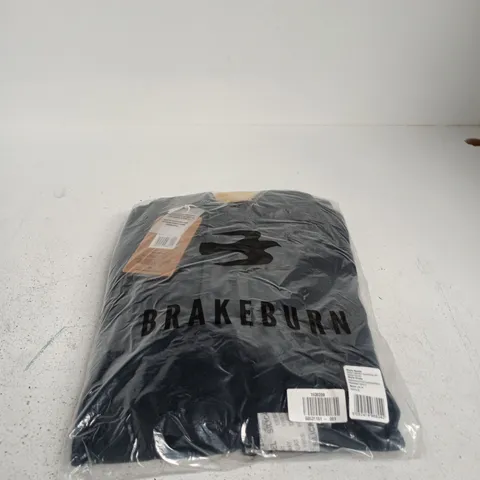 BRAKEBURN ABBOTSBURY QUARTER ZIP SWEATSHIRT – NAVY, UK SIZE S