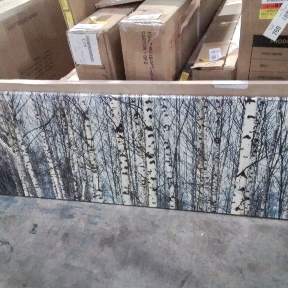 HORIZONTAL WOODLAND CANVAS ART PRINT