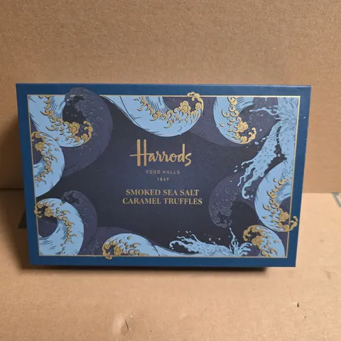 HARRODS SMOKED SEA SALT CARAMEL TRUFFLES – BOXED