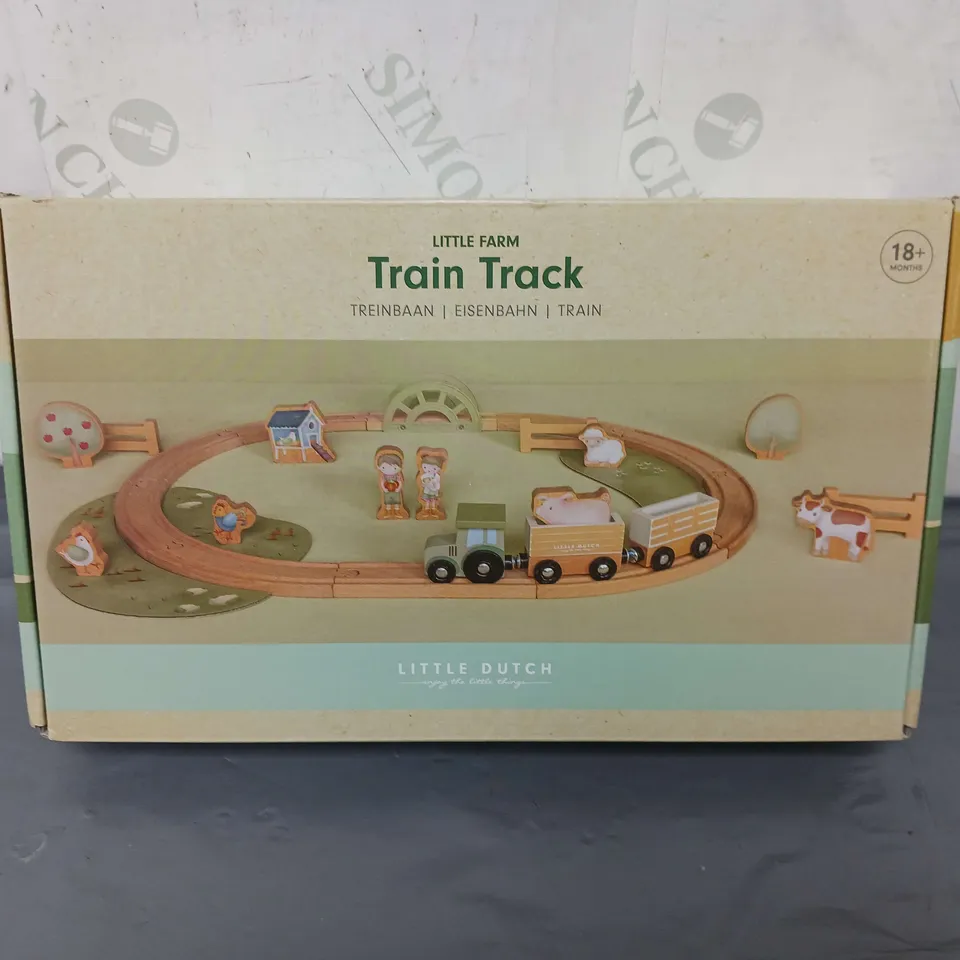 LITTLE DUTCH - LITTLE FARM TRAIN TRACK - AGES 18M+