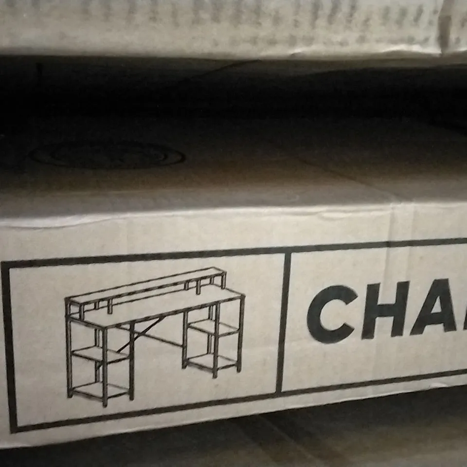 BOXED KINSIEE COMPUTER DESK TOP CHARCOAL 