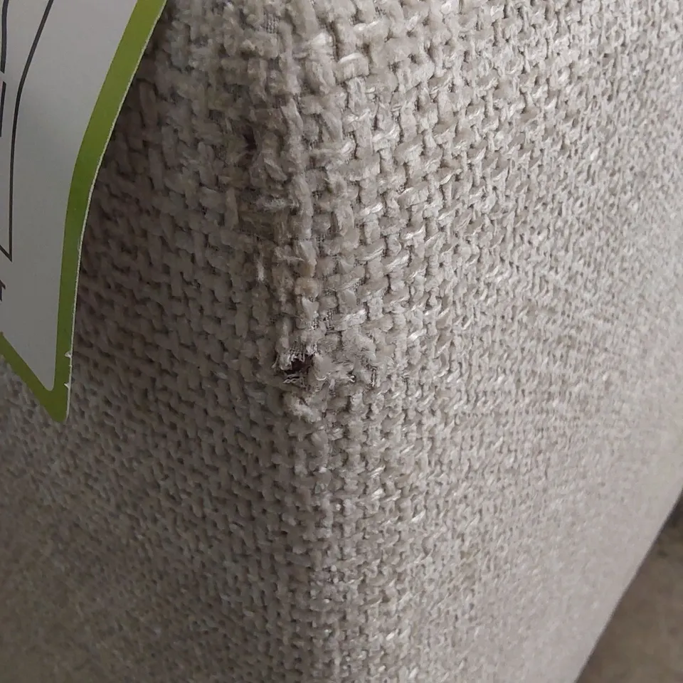 DESIGNER COTTAGE 2 SEATER FABRIC SOFA - OATMEAL