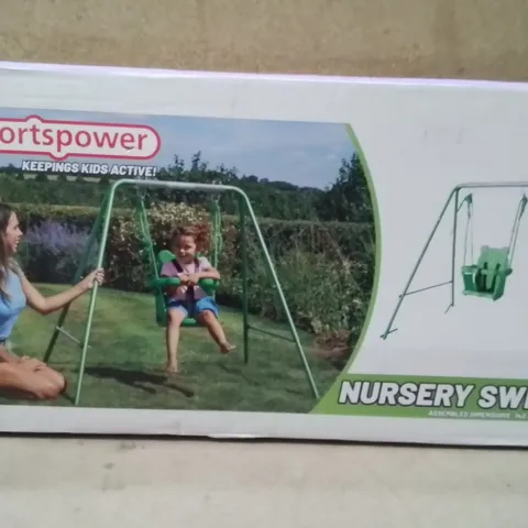 BOXED SPORTSPOWER NURSERY SWING 1PC