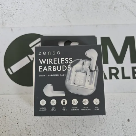 ZENSO WIRELESS EARBUDS WITH CHARGING CASE